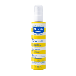 Mustela Bebe High Protection Sun Spray SPF50 200ml Παιδικό Αντηλιακό