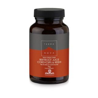 Terranova Beetroot Juice, Cordyceps & Reishi 70gr Ενέργεια - Τόνωση