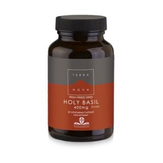 Terranova Holy Basil 400mg 50 Caps Βελτίωση Διάθεσης