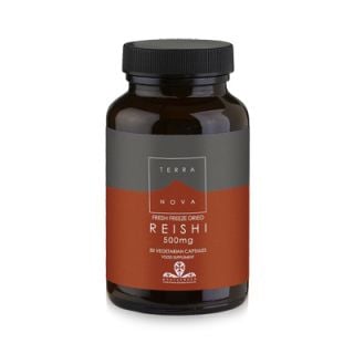Terranova Reishi Mycelia 500mg 50 Caps Ελιξίριο Ζωής και Ενέργειας