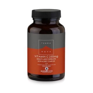 Terranova Vitamin C 250mg Complex 50 Caps Βιταμίνη C με Υπερτροφές