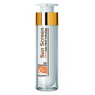 Frezyderm Second Skin Sun Screen Color Velvet SPF50+ 50ml Αντιηλιακό Προσώπου με Χρώμα