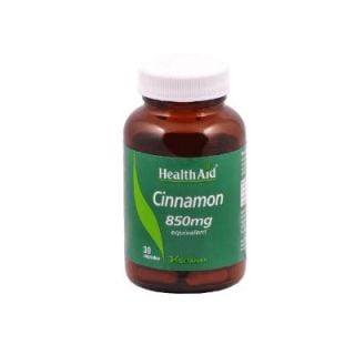 Health Aid Cinnamon 850mg 30 Vecaps Κανέλα