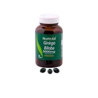 Health Aid Ginkgo Biloba 5000mg 30 Caps Κυκλοφορικό Σύστημα