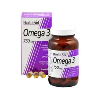 Health Aid Omega 3 750mg 60 Caps Ιχθυέλαια