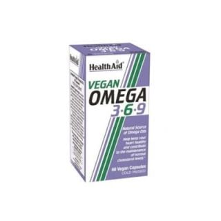 Health Aid Vegan Omega 3-6-9 60 Caps Λιπαρά Οξέα