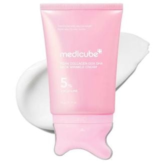 Medicube PDRN Collagen Gua Sha Neck Wrinkle Cream 90g Συσφικτική Κρέμα Λαιμού & Ντεκολτέ