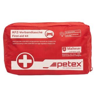 Petex Car First Aid Kit KTEO Red – DIN 13164:2022 1 Set