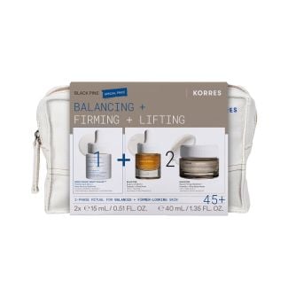 Korres Promo Korres Promo Black Pine Primus Balancing + Youth Activating Set Κρέμα Ημέρας 40ml + 2-Phase Ritual Serum 15ml + Face Serum 15ml