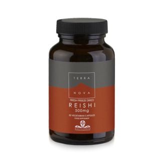 Terranova Reishi Mycelia 500mg 50 Caps Ελιξίριο Ζωής και Ενέργειας