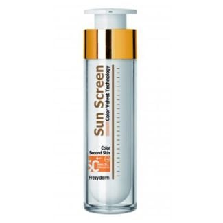 Frezyderm Second Skin Sun Screen Color Velvet SPF50+ 50ml Αντιηλιακό Προσώπου με Χρώμα