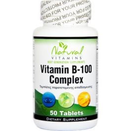  Natural Vitamins Vitamin B-100 Complex 50 Tabs