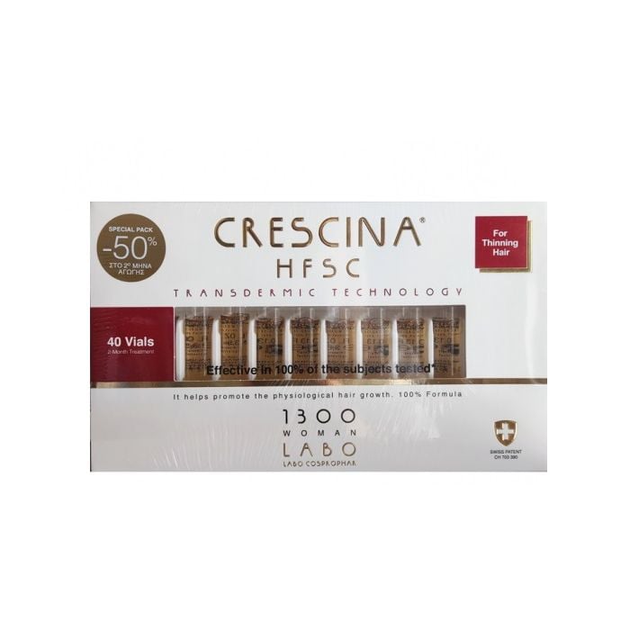  - Crescina Transdermic HFSC Woman 1300 Thining Hair  Treatment Advanced Dilution Stage For Women 