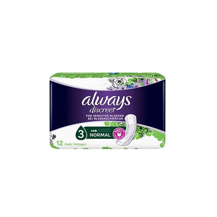  Always Discreet Normal Incontinence Sanitary Napkins