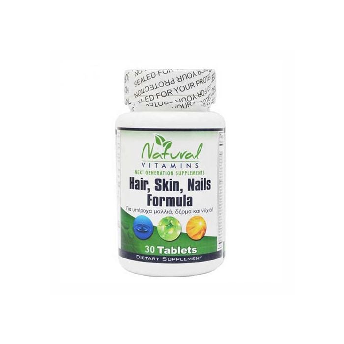  - Natural Vitamins Hair, Skin, Nails Formula