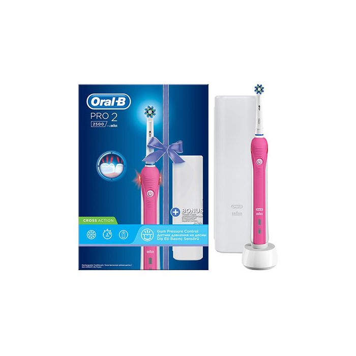 - Oral-B Pro 2 CrossAction Pink