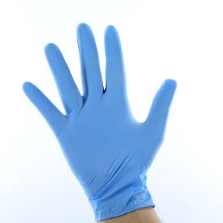 Atlas Vi-Nitrile Γάντια Νιτριλίου Μπλε Large Χωρίς Πούδρα 100τεμάχια