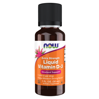 Now Foods Extra Strength Liquid Vitamin D3 30ml Πόσιμο Συμπλήρωμα Διατροφής Βιταμίνης D3