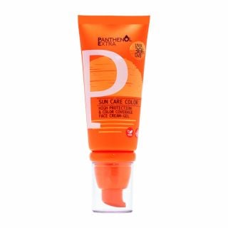 Panthenol Extra Sun Care Color Spf30 50ml High Protection & Color Coverage Face Gel-Cream