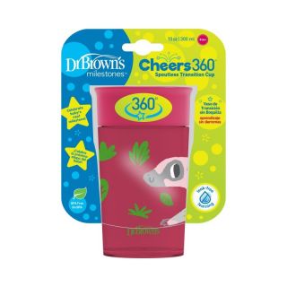 Dr. Brown's Cheers 360° RED Spoutless Transition Cup TC01096 9m+, 300ml