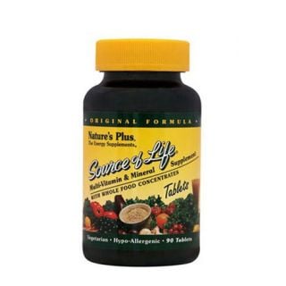 Nature's Plus Source Of Life Multi-Vitamin & Mineral Supplement 90τεμπλέτες Πολυβιταμινική Φόρμουλα