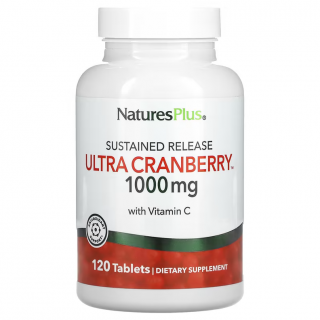 Nature's Plus Ultra Cranberry 1000mg 60ταμπλέτες Υποστήριξη Ουροποιητικού Συστήματος