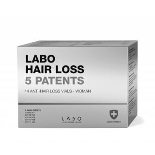 Labo Anti-Hair Loss 5 Patents For Women Σύμπλοκο Κατά Της Τριχόπτωσης Για Γυναίκες14 Φιαλίδια