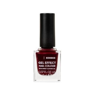 Korres Gel Effect Nail Colour, 55 Pomegranate 11ml Βερνίκι Νυχιών