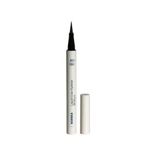 Korres Liquid Color Eyeliner 01 Black 1ml Water Resistant Liquid Eyeliner