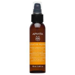 Apivita Keratin Repair Nourish & Repair Hair Oil 100ml