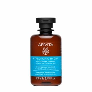 Apivita Hyaluronic Hydra Moisturizing Shampoo 250ml Σαμπουάν Ενυδάτωσης με Υαλουρονικό Οξύ & Μέλι