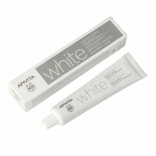 Apivita Toothpaste White 75ml Οδοντόκρεμα Λευκαντική