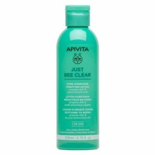 Apivita Just Bee Clear Pore Minimizing Purifying Lotion with propolis AmC & Plant Salicylic Acid 200ml