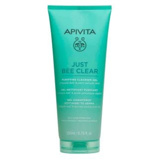 Apivita Just Bee Clear Purifying Cleanser Gel with Propolis AmC & Plant salicylic Acid 200ml