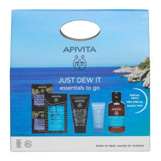 Apivita Promo Just Dew It Aqua Beelicious Ενυδατική Κρέμα Προσώπου 15ml & Gel Καθαρισμού 50ml & Hyaluronic Hydra Σαμπουάν 75ml & Express Beauty Μάσκα Μαλλιών 20ml & Express Beauty Μάσκα Προσώπου 2x8ml 