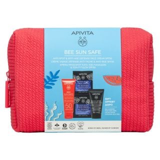 Apivita Promo Bee Sun Safe Κρέμα Προσώπου Κατά των Πανάδων & των Ρυτίδων Spf50 50ml & Δώρο Black Detox Τζελ Καθαρισμού Προσώπου 50ml & Δώρο Express Beauty Μάσκα Προσώπου με Θαλάσσια Λεβάντα 2x8ml