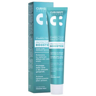 Curasept Daycare Protection Booster Frozen Mint Gel Toothpaste 75ml Οδοντόκρεμα με Αιθέρια Έλαια