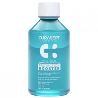 Curasept Daycare Protection Booster Frozen Mint Mouthwash 500ml Στοματικό Διάλυμα με Αιθέρια Έλαια