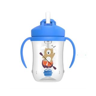 Dr. Brown's Milestones™ Baby's First Straw Cup 6m+ Blue-Fox 270ml (TC91012)