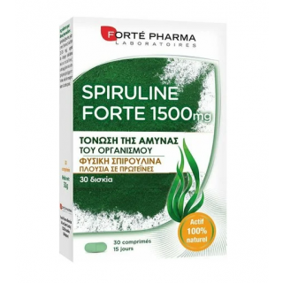 Forte Pharma Spiruline Forte 1500 30 Tabs Σπιρουλίνα
