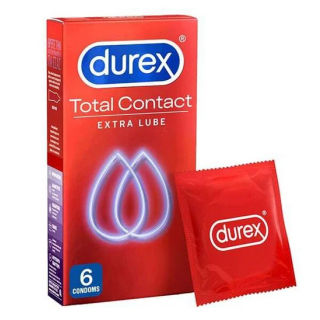 Durex Total Contact 6 εξαιρετικά λεπτά προφυλακτικά
