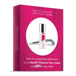 Tecnoskin Gift Box Myolift Platinum Face Cream Αντιρυτιδική/Συσφικτική Κρέμα Προσώπου 50ml & Face Roller