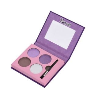 Take Care Kuromi Eyeshadow Palette 4 Colors with Brush & Mirror 5.5g For Kids 6+