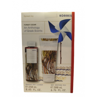 Korres Promo Forest Cedar An Anthology of Greek Scents με Αφρόλουτρο 250ml & Ενυδατικό Γαλάκτωμα Σώματος 200ml