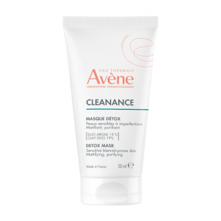 Avene Cleanance Detox Mask 50ml Μάσκα Αποτοξίνωσης που Προσφέρει Ματ Αποτέλεσμα και Εξυγιαίνει