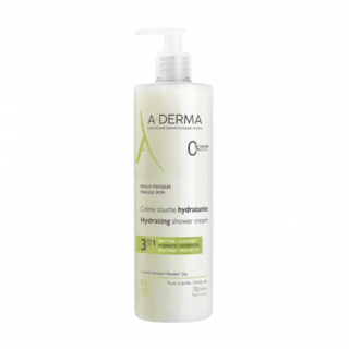 A-Derma Peaux Fragiles 3 in1 Hydrating Shower Cream 750ml Υδατο-προστατευτικό Τζελ Καθαρισμού