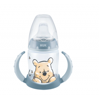 Nuk First Choice Winnie the Pooh 10.743.945 για Αγόρι 150ml Μπιμπερό Εκπαίδευσης Με Μαλακό Ρύγχος