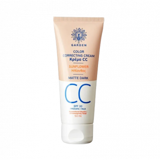 Garden CC Matte Dark Κρέμα Προσώπου Ημέρας Με Spf30 Για Ενυδάτωση & Ατέλειες 50ml