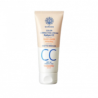 Garden CC Matte Medium Κρέμα Προσώπου Ημέρας Με Spf30 Για Ενυδάτωση & Ατέλειες 50ml