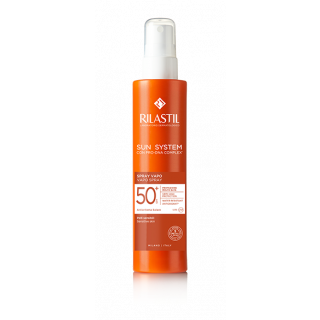 Rilastil Sun System Vapo Spray Spf50 200ml Αντηλιακό Γαλάκτωμα Σώματος Σε Σπρέι Για Ευαίσθητες Επιδερμίδες